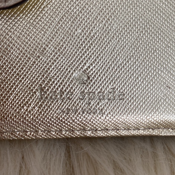 SALE Kate Spade Gold Metallic Wallet in Preowned condition - Picture 4 of 9